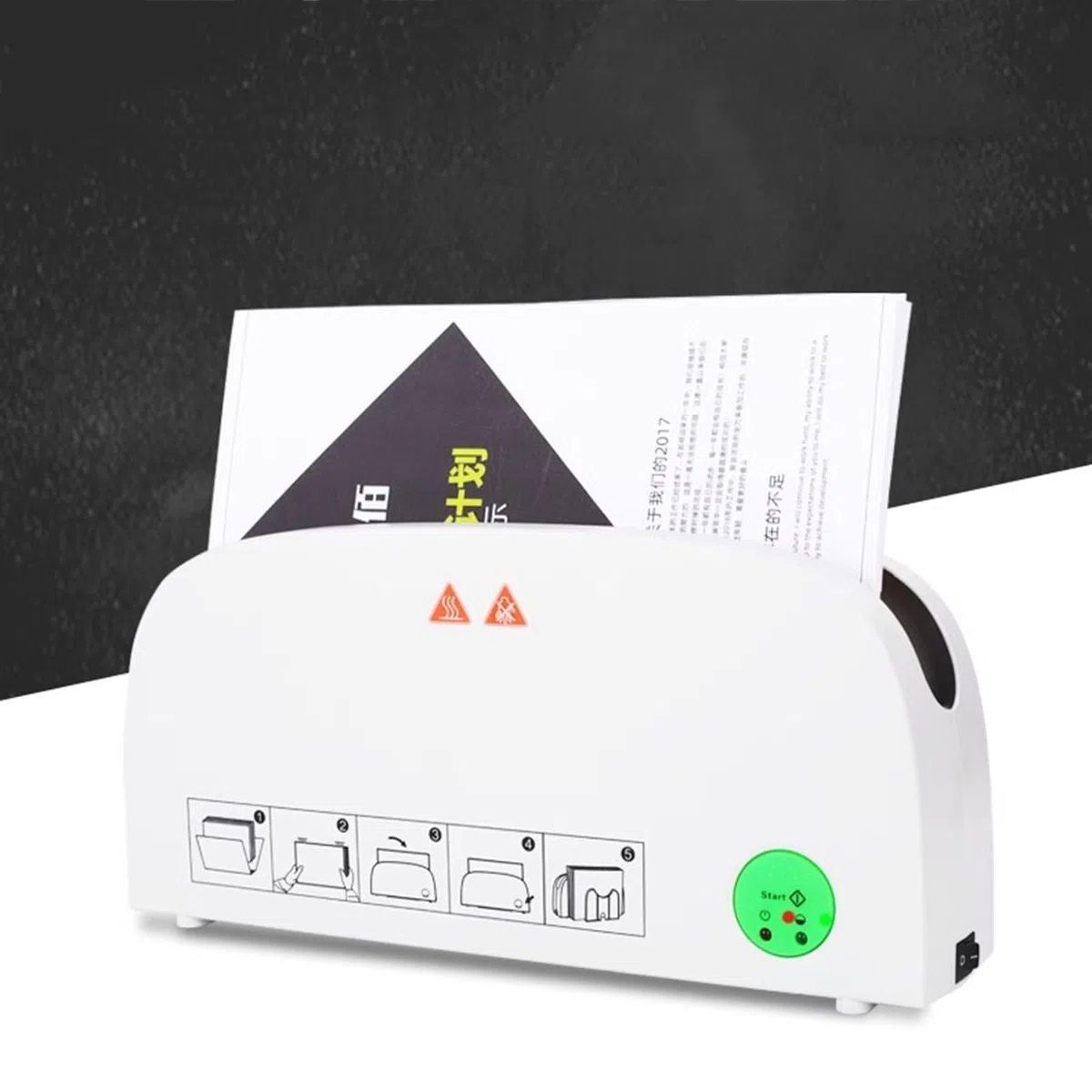 Máquina de encuadernación Hot Melt - Encuadernación rápida de documentos e informes, encuadernación de álbumes de fotos en 1 minuto
