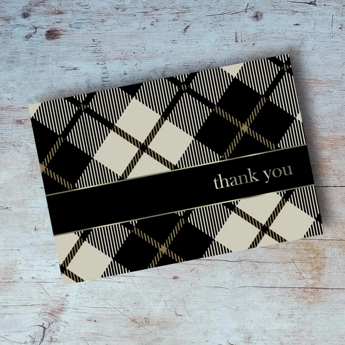 Great Papers! Lovely Lace - Tarjeta de agradecimiento y sobre (plegada)