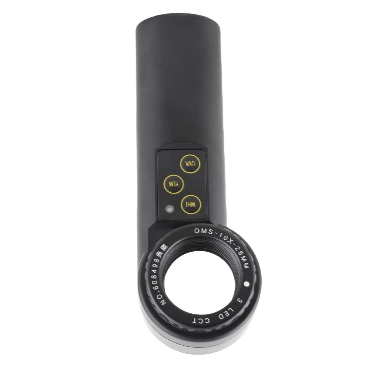 Jiawu Lupa Monocular para Reparación de Relojes, Iluminación LED Brillante, Lupa Portátil, de Bolsillo con Lentes de Vidrio de Doble Capa para Joyería, Monedas, Sellos y Reparación de Relojes (10X)