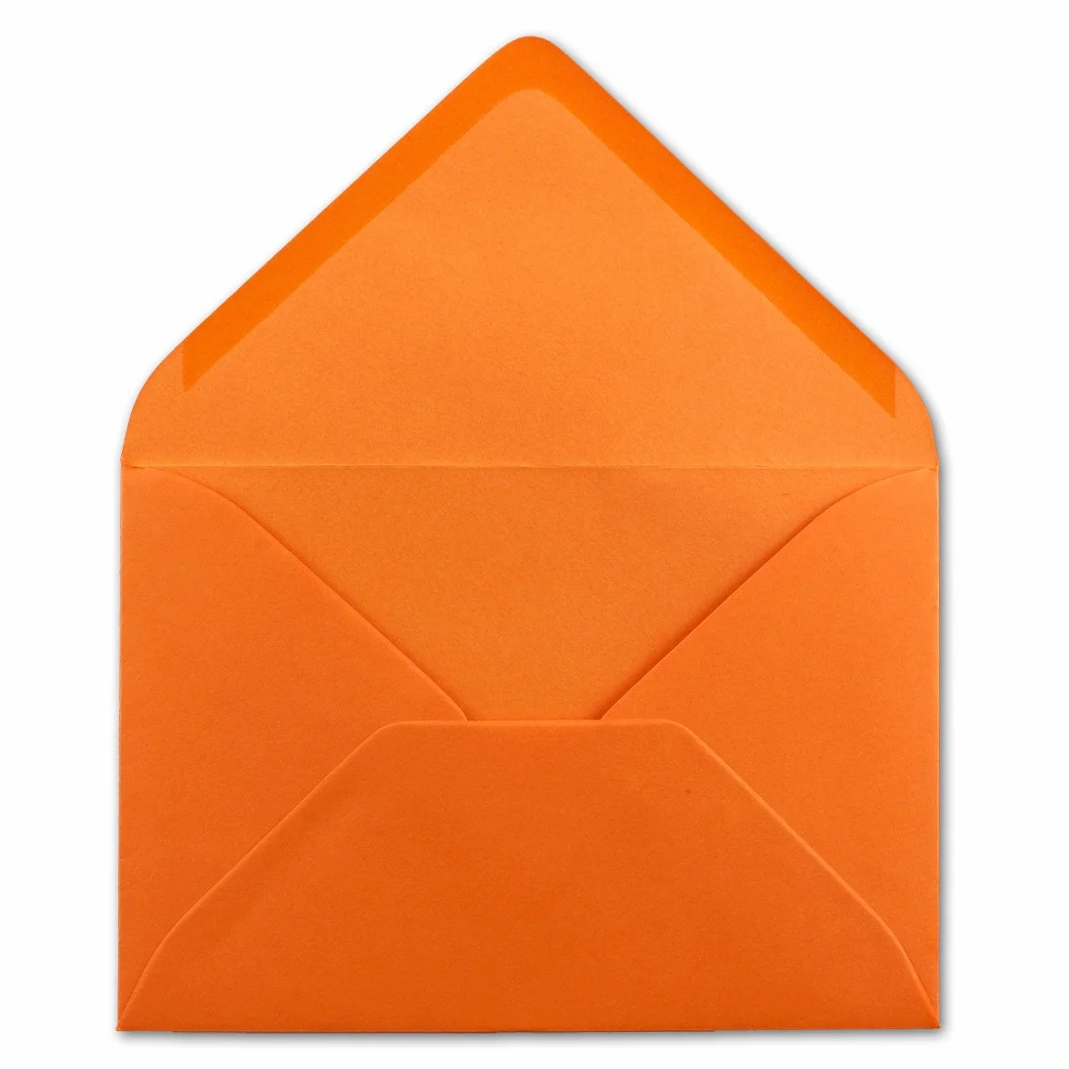 750 sobres DIN C5 naranja – 22,0 x 15,4 cm – 110 g/m² – Sobres postales sin ventana para tarjetas de felicitación de Navidad – Agente de Glüxxx