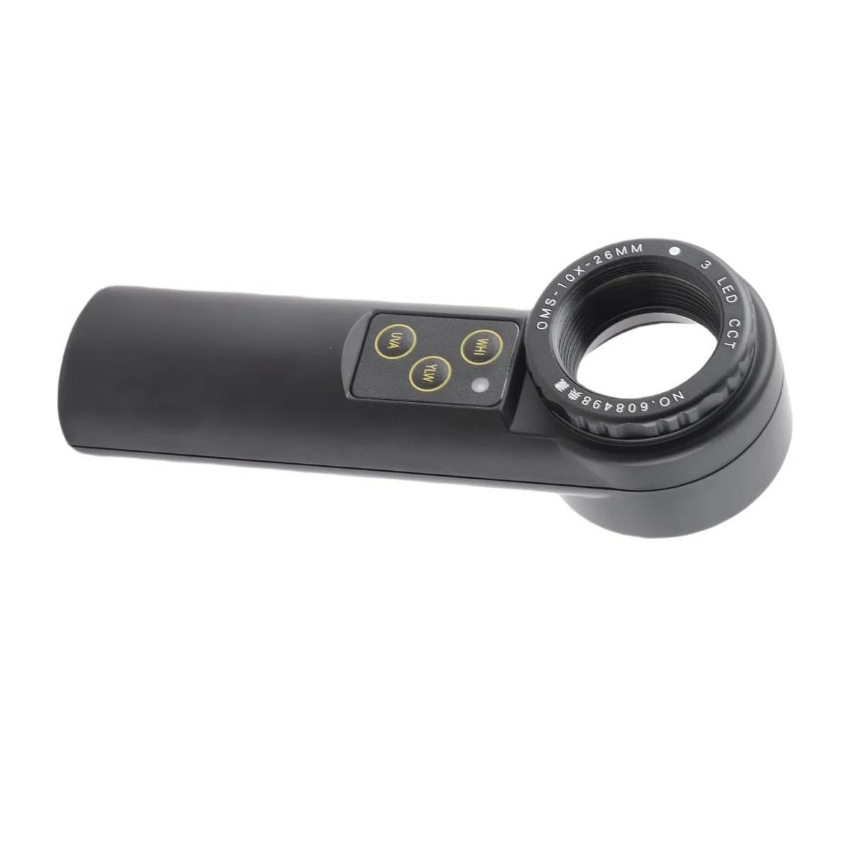 Jiawu Lupa Monocular para Reparación de Relojes, Iluminación LED Brillante, Lupa Portátil, de Bolsillo con Lentes de Vidrio de Doble Capa para Joyería, Monedas, Sellos y Reparación de Relojes (10X)